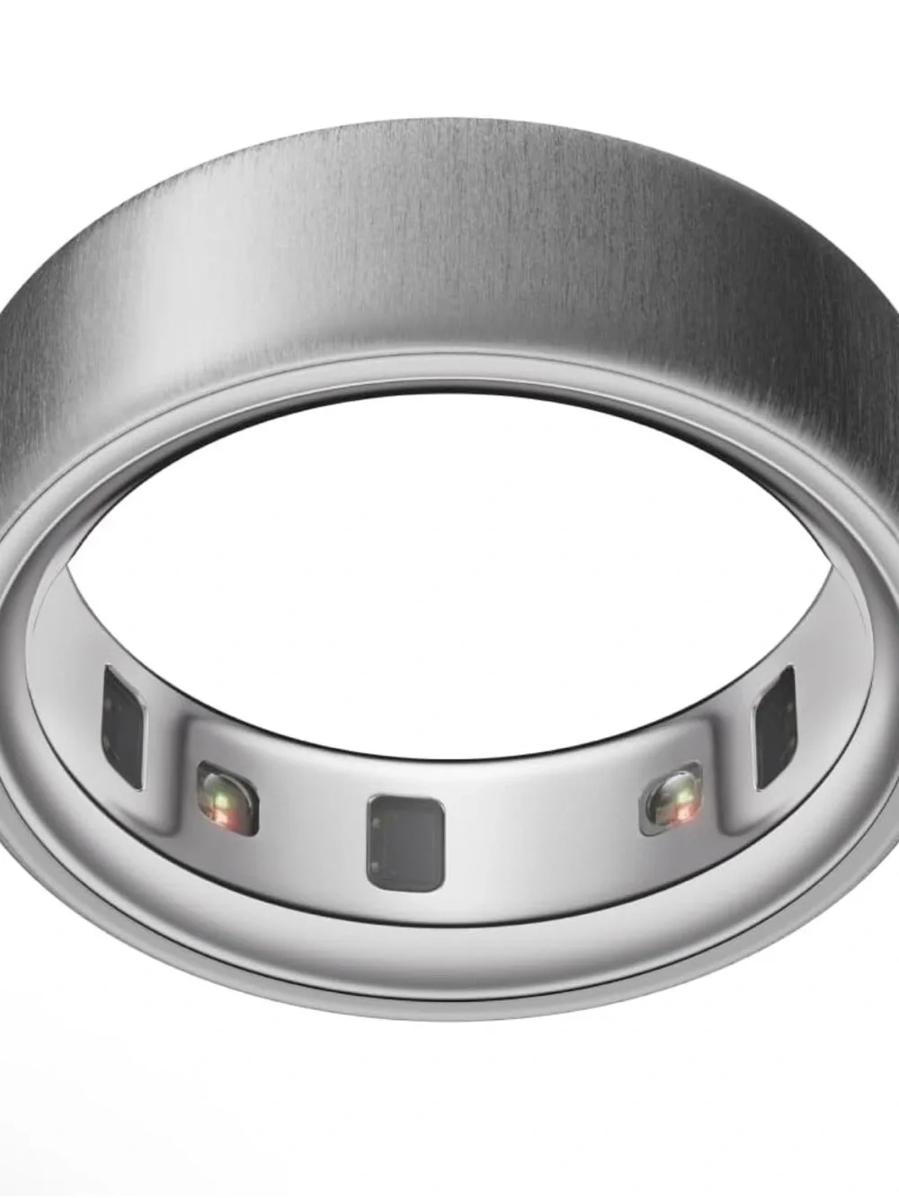 Oura Ring — Brushed Silver- Size 8- BNIB